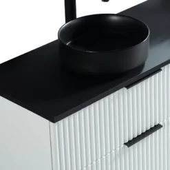 Meuble 180 Cm Ark Avec Plan De Toilette -Produits De Salle De Bain Soldes 2024 27467 ark 180 blanc