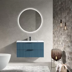 Meuble 90 Cm Ark Avec Vasque 26 Meuble 90 Cm Ark Avec Vasque -Produits De Salle De Bain Soldes 2024 27473 ark bleu