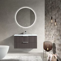 Meuble 90 Cm Ark Avec Vasque 27 Meuble 90 Cm Ark Avec Vasque -Produits De Salle De Bain Soldes 2024 27490 ark 90 hazelnut