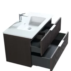 Meuble 90 Cm Ark Avec Vasque 39 Meuble 90 Cm Ark Avec Vasque -Produits De Salle De Bain Soldes 2024 27493 ark 90 hazelnut bois