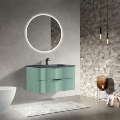 Meuble 90 Cm Ark Avec Vasque 30 Meuble 90 Cm Ark Avec Vasque -Produits De Salle De Bain Soldes 2024 27526 ark vert noir