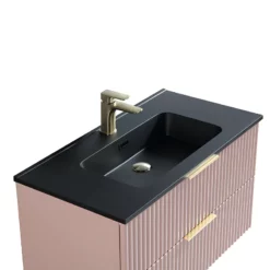 Meuble 90 Cm Ark Avec Vasque 40 Meuble 90 Cm Ark Avec Vasque -Produits De Salle De Bain Soldes 2024 27536 ark 90 rose noir