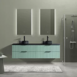 Meuble 180 Cm Ark Avec Plan De Toilette -Produits De Salle De Bain Soldes 2024 27554 ark 180 vert noir