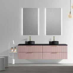 Meuble 180 Cm Ark Avec Plan De Toilette -Produits De Salle De Bain Soldes 2024 27571 ark 180 poudre