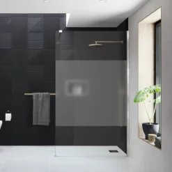 Paroi De Douche Fixe Sérigraphiée