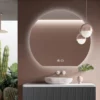 Miroir Demi Cercle Luna LED 110 Cm -Produits De Salle De Bain Soldes 2024 29183 miroir led demi cercle