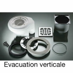 Receveur à Carreler Centré -Produits De Salle De Bain Soldes 2024 7208 receveuracarrelercentre carre de90cma150cmsortieverticale 7208