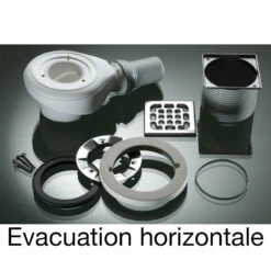 Receveur à Carreler Excentré -Produits De Salle De Bain Soldes 2024 7210 receveuracarrelerexcentre 90cma200cmsortiehorizontale 7210