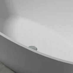 Baignoire Solid Surface SOBIN 180 Cm -Produits De Salle De Bain Soldes 2024 8274 baignoire resine sobin blanc