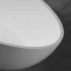 Baignoire Solid Surface SOBIN 180 Cm -Produits De Salle De Bain Soldes 2024 8275 baignoire resine sobin blanc