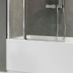 Pare-baignoire Sur Mesure, Un Volet Fixe Et Un Volet Pivotant, Aurora 3 -Produits De Salle De Bain Soldes 2024 8468 pare baignoire aurora 3