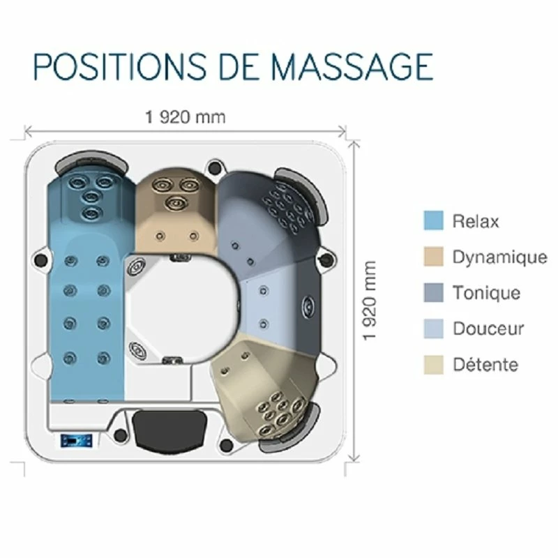 Baignoire Spa A400 6 Baignoire Spa A400 – Image 4
