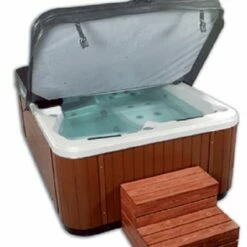 Baignoire Spa HAPPY 2 Places -Produits De Salle De Bain Soldes 2024 8512 couverture thermique baignoire spa happy place