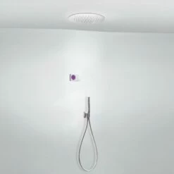 Kit Douche Encastrable électronique Slimo 40 Et 50 Cm Tres -Produits De Salle De Bain Soldes 2024 8887 kit de douche encastrable taille xl rond