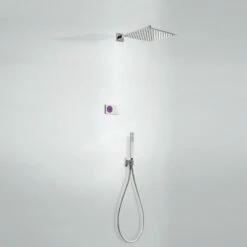 Kit Douche Encastrable électronique Careo 30 Cm Tres