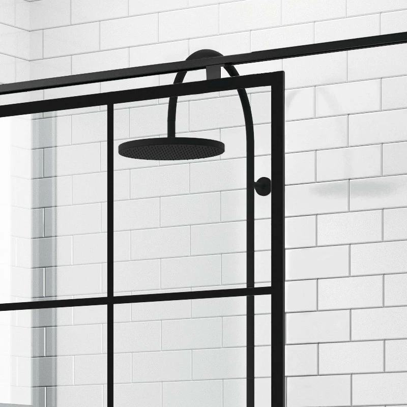 Ensemble Parois De Douche Combi Douche Atelier Noir 5 Ensemble Parois De Douche Combi Douche Atelier Noir – Image 3