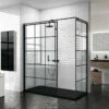 Ensemble Parois De Douche Combi Douche Atelier Noir
