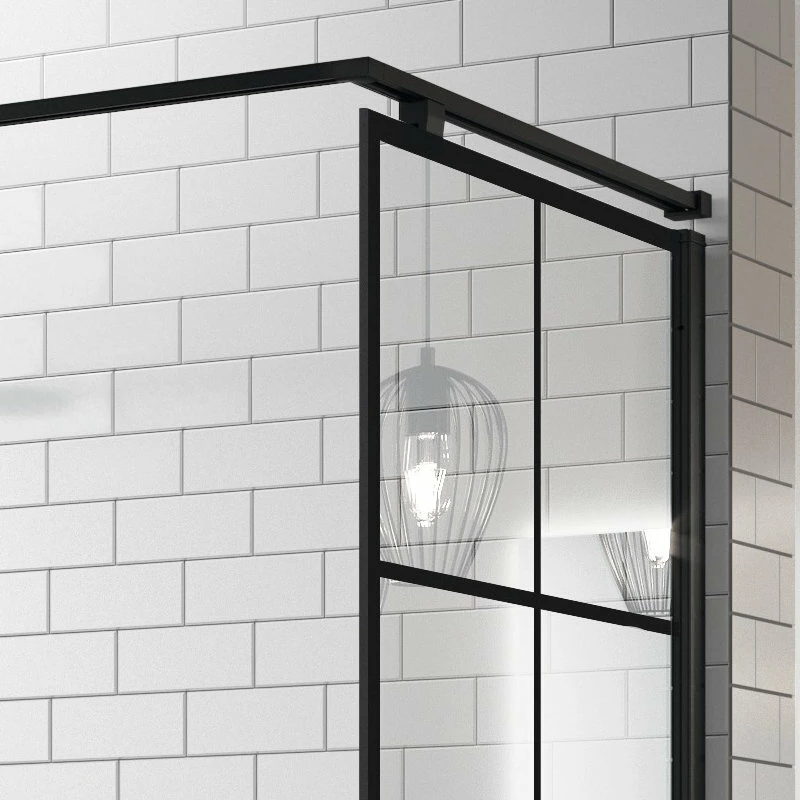 Ensemble Parois De Douche Combi Douche Atelier Noir 6 Ensemble Parois De Douche Combi Douche Atelier Noir – Image 4